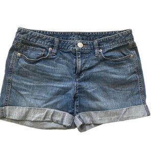LOFT cuffed jean shorts